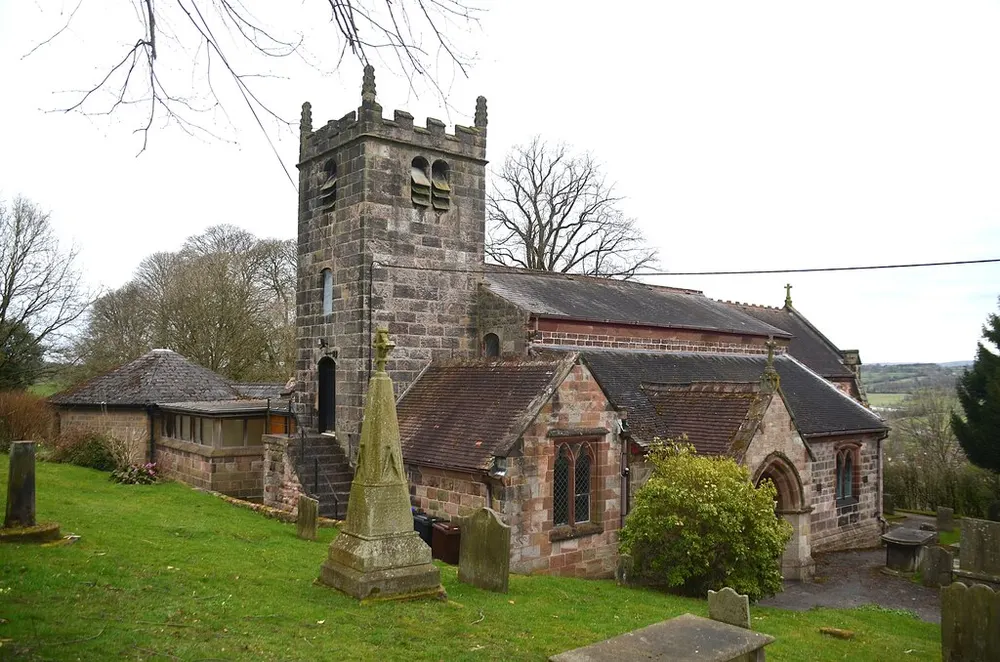 St Luke's Church, Endon, the local landmark of ST9
